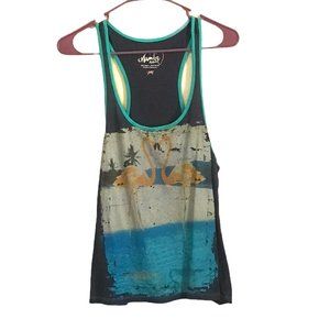 Mambo Australia Flamingo Racerback Tank M